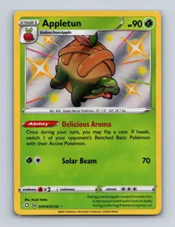Appletun SV014 2021 Pokemon Shining Fates Shiny Vault Holo Rare Card NM+ - Image 1