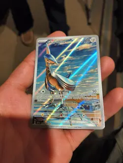 Pokemon TCG Surging Sparks Skarmory #209/191 Illustration Rare Holo Full Art - Image 3