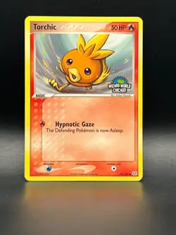 Pokemon 2005 Ex Emerald- Torchic #69 Wizard World Chicago Stamped Promo Rare-NM - Image 1