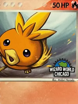 Pokemon 2005 Ex Emerald- Torchic #69 Wizard World Chicago Stamped Promo Rare-NM - Image 3