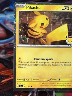 Pokemon Day 30th Anniversary - Pikachu 051 /162 Stamped 2026 Promo NM/M - Image 5