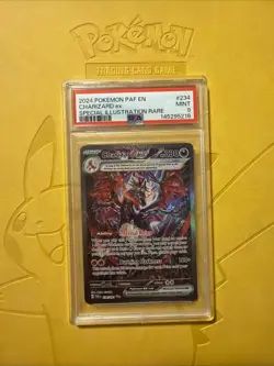 2024 POKEMON PAF EN-PALDEAN FATES SPECIAL ILLUSTRATION RARE CHARIZARD EX PSA 9 - Image 1