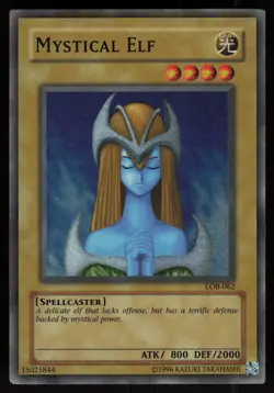 Mystical Elf LOB-062 Super Rare Yu-Gi-Oh - Image 1