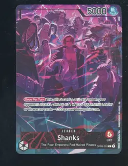2025 One Piece 2nd Anniversary Promo Shanks #OP09-001 - Image 1