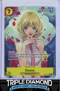 One Piece OP13-110 Stussy Carrying on His Will SR Alternate Art O737 - Image 1
