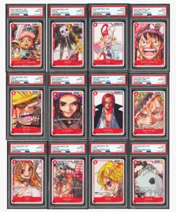 One Piece PSA10 *12 Film: Red Final Set 2023 Japanese Sequentially - Image 1