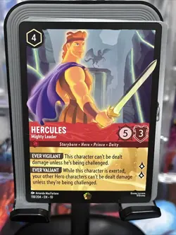 Disney Lorcana Hercules - Mighty Leader 118/204 Whispers in the Well Legendary - Image 1