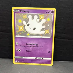 Milcery SV057/SV122 Shining Fates Shiny Vault Holo Pokemon TCG Card NM/Mint - Image 1