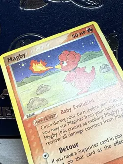 Magby 24/109 Team Rocket Returns 2004 Non Holo Rare Card Near Mint Pokemon NM - Image 5