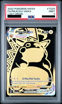 PSA 9 Pikachu VMAX #TG29 - Lost Origin Trainer Gallery Pokemon Card Pokemon TCG - Image 1