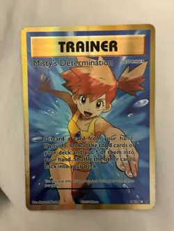 Pokemon Card Bundle - 10 Cards incl. Misty's Determination Full Art & Blastoise - Image 1
