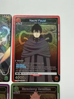 Union Arena Black Clover Nozel Silva / Nacht Faust / Card Lot Super Rares NM - Image 3