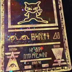 Ancient Mew Promo 2000 with Double Swirl Pokemon Card double swirls! *Bends* - Image 3