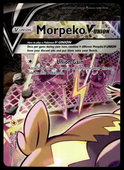 Pokemon TCG SWSH: Sword & Shield Promo Cards #SWSH287 Morpeko V-Union Holo - Image 1