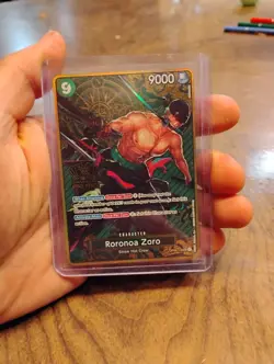 One Piece Roronoa Zoro SEC OP06-118 Card 2nd Anniversary NM Condition - Image 1