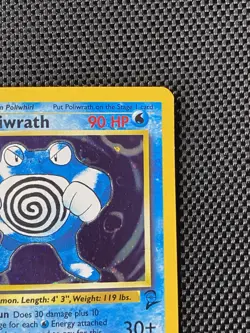 Pokemon Poliwrath 15/130 Base Set 2 Holo Rare Card TCG English - Image 3