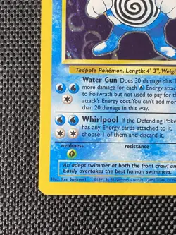 Pokemon Poliwrath 15/130 Base Set 2 Holo Rare Card TCG English - Image 5