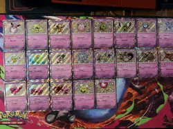 Pokemon Paldean Fates Lot of 21 Baby Shiny Psychic Cards - Image 1