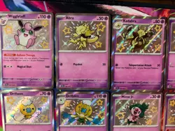 Pokemon Paldean Fates Lot of 21 Baby Shiny Psychic Cards - Image 2