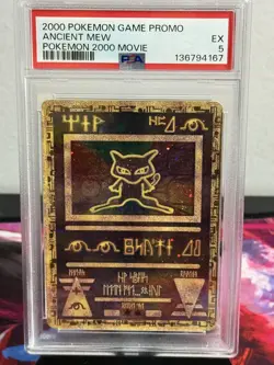 Pokemon TCG Ancient Mew Promo Card 2000 PSA 5 - Image 1