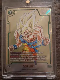 Son Goku FB05-119 Gold Manga Rare Dragon Ball Card Fusion World - Image 2