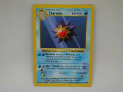 Starmie 64/102 Shadowless Base Set Pokemon Card Vintage WOTC | LP - Image 1