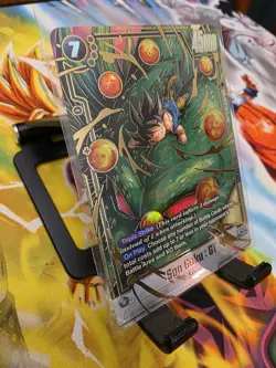 Son Goku: GT FB07-122 Alternate Art Wish for Shenron Dragon Ball Super Card Game - Image 4