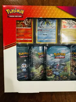 NIB Sealed Pokemon TCG Sinnoh Stars 5 Mini Tins + 4 Promo Cards Costco Exclusive - Image 4