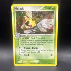 Ninjask 13/107 Holo EX Deoxys Pokemon Trading Card - Image 1