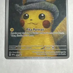 Pokemon × Van Gogh Museum: Pikachu with Grey Felt Hat Promo Card - Image 2