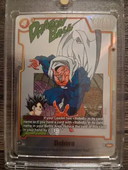 Dabura SB01-030 Rare Alternate Art Dragon Ball Manga Booster Card Fusion World - Image 2