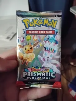 Pokemon Cards Prismatic Evolutions Pack Still Sealed Custom Art Bought From Temu - Image 1