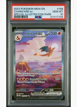 Pokemon TCG Charizard EX 199/165 Special Illustration Rare Card PSA 10 - Image 1
