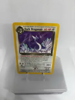 Pokemon Dark Dragonair TCG Unlimited Uncommon Card 33/82 Vintage 1999 WOTC - Image 2