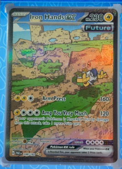 IRON HANDS ex 248/182 Paradox Rift Special Illustration RARE Pokemon TCG Card - Image 1