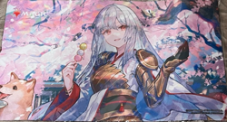 MTG Wandering Emperor cherry blossoms viewing Playmat Limited 2025 Japan New - Image 1