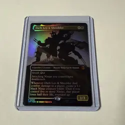 MTG Dark Leo & Shredder (Borderless) Teenage Mutant Ninja Turtles Foil - Image 1