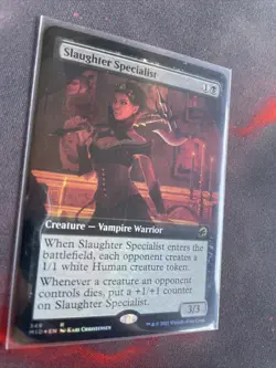 MTG Slaughter Specialist Innistrad: Midnight Hunt 349 Foil Rare - Image 2