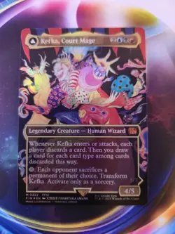 MTG Kefka, Court Mage (Borderless) Final Fantasy,Foil, NM #0322 - Image 1