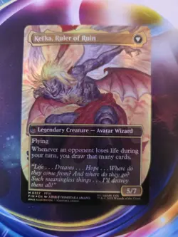 MTG Kefka, Court Mage (Borderless) Final Fantasy,Foil, NM #0322 - Image 2