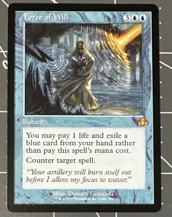 MTG Force of Will - Retro Frame Dominaria Remastered - Image 1