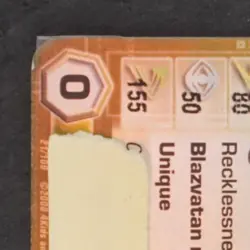 2008 CHAOTIC SILENT SANDS BLAZVATAN ULTRA RARE CREATURE 1ST EDITION - Image 3