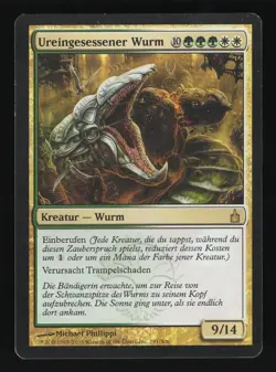 Ureingesessener Wurm / Autochthon Wurm - Ravnica Stadt - Near Mint - MTG / Magic - Image 1