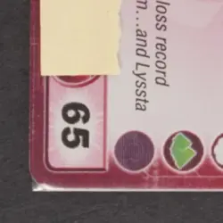 2008 CHAOTIC BEYOND THE DOORS LYSSTA ULTRA RARE CREATURE 1ST EDITION - Image 4