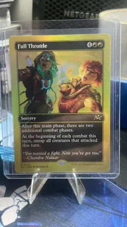 Full Throttle (First-Place Foil) Aetherdrift Foil - Image 1