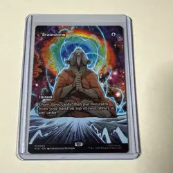 MTG Brainstorm (Borderless) Teenage Mutant Ninja Turtles Eternal-Legal Regular - Image 1