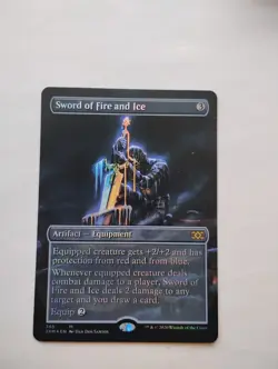 Sword of Fire and Ice (Borderless) Double Masters Foil - Image 1