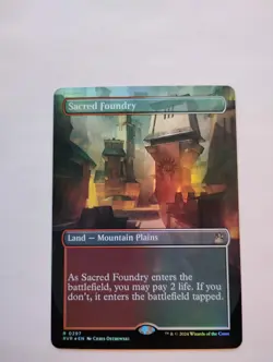 Sacred Foundry (Borderless) Ravnica Remastered Foil - Image 1