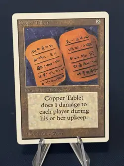 MTG - Magic The Gathering - Copper Tablet - Unlimited- LP/EX! - Image 1