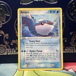Kyogre 15/106 Rare EX Emerald Pokemon LP - Image 1